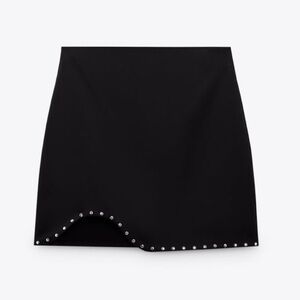 NWT! ZARA Studded Mini Skirt Size XS